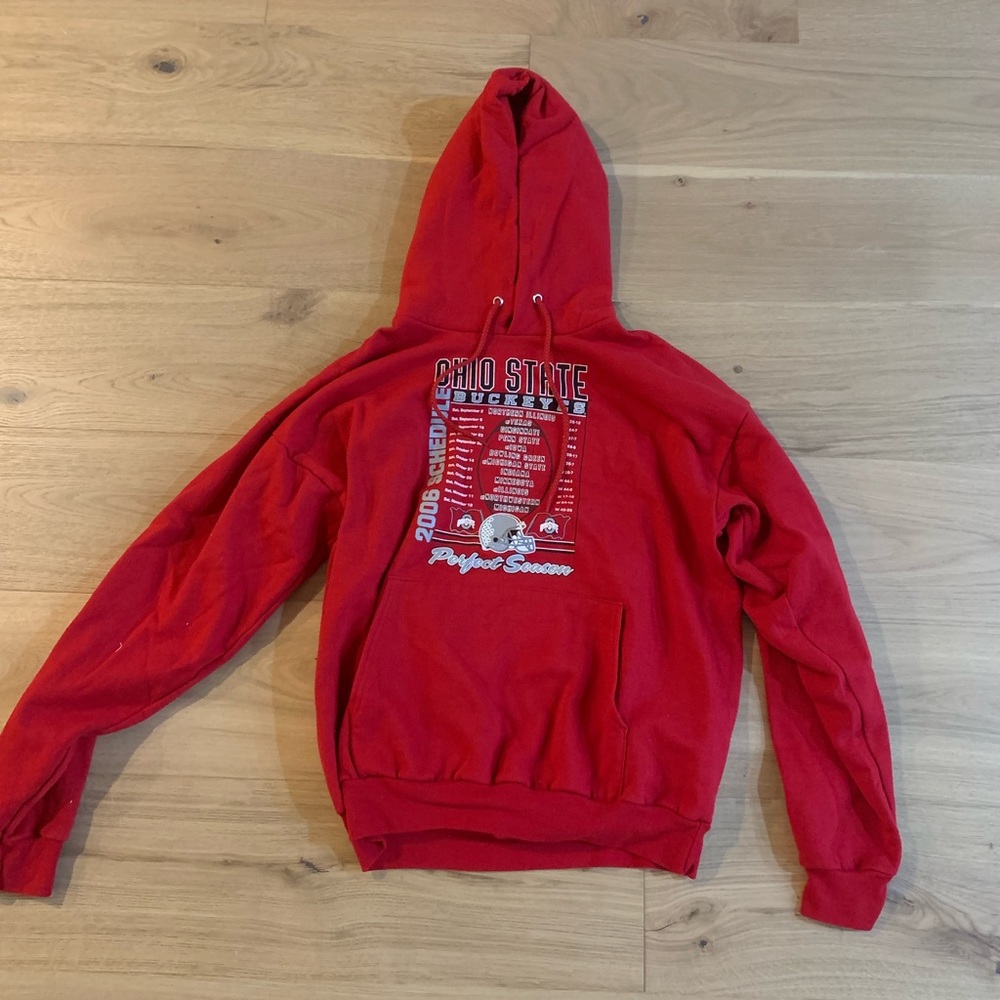 LARGE SCHEDULE OHIO STATE SWEATSHIRT